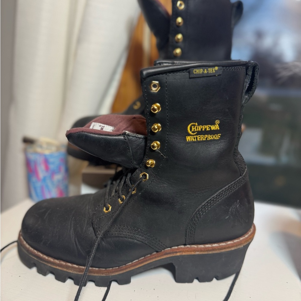 Chippewa Black paladin Waterproof Men's Boots